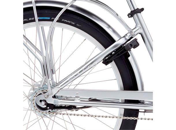 Electra Townie GO! 8i Bosch Elsykkel 2017 mod, 8 interne gir, Polished Silver 